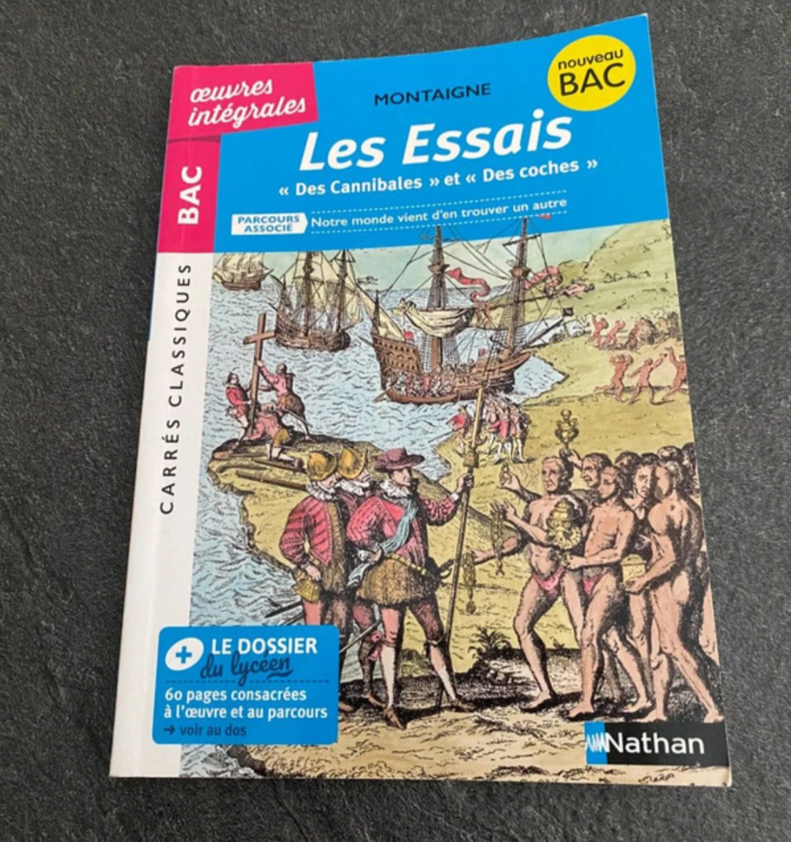 Livre : Les essais : des cannibales et des coches de Montaigne